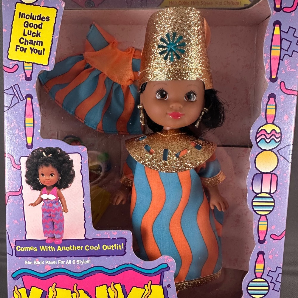 Vintage Tyco Kenya's Cousins‎ Little African Princess Doll NEW 1994 - Picture 2 of 7